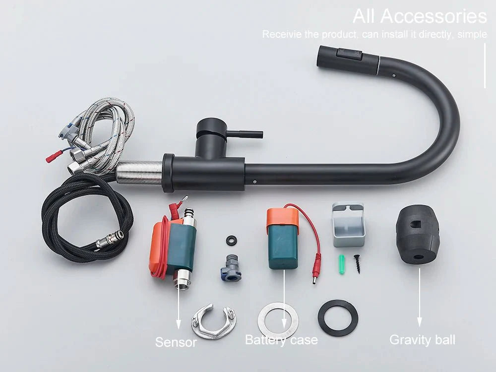 Midnight SensaTouch Smart Touch Pull-Out Kitchen Faucet
