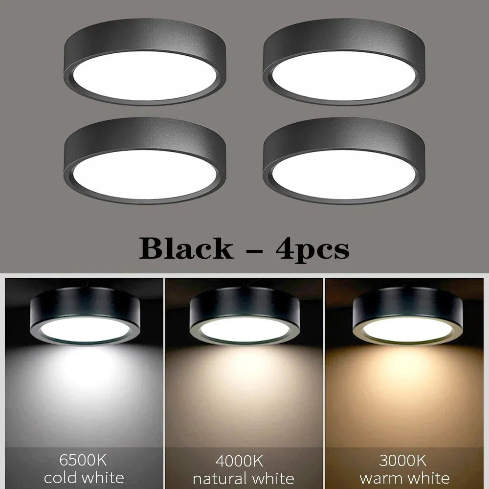SlimGlow Elite: Ultra-Thin LED Ceiling Light - 10W