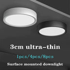 SlimGlow Elite: Ultra-Thin LED Ceiling Light - 15W