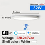 SmartLuxe 32W: Modern LED Ceiling Light