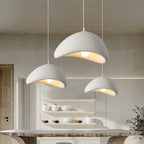 ZenGlow Dome: Japanese White Pendant Light